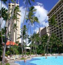 Hilton Hawaiian Village Lagoon Kalia Tower Pool Area